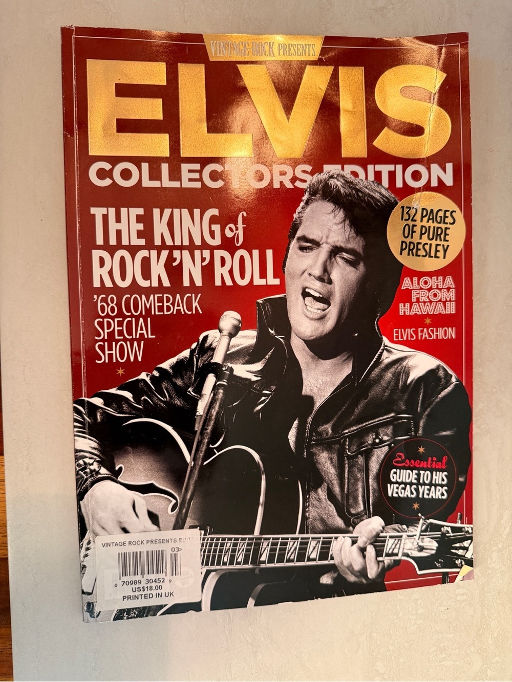 VINTAGE ROCK Presents ELVIS PRESLEY 1968 Comeback Special KING Of ROCK n ROLL